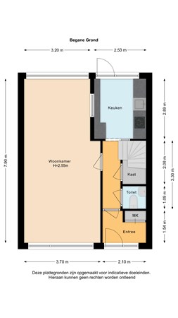 Floorplan - Willem de Zwijgerlaan 4, 2635 JJ Den Hoorn